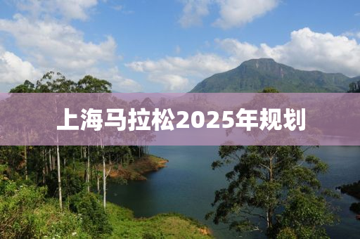 上海马拉松2025年规划