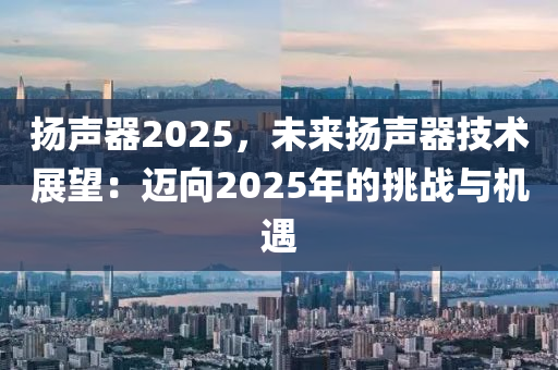 扬声器2025，未来扬声器技术展望：迈向2025年的挑战与机遇