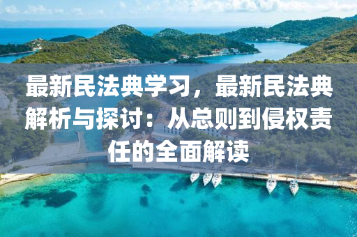 最新民法典学习，最新民法典解析与探讨：从总则到侵权责任的全面解读