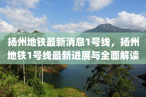 扬州地铁最新消息1号线，扬州地铁1号线最新进展与全面解读