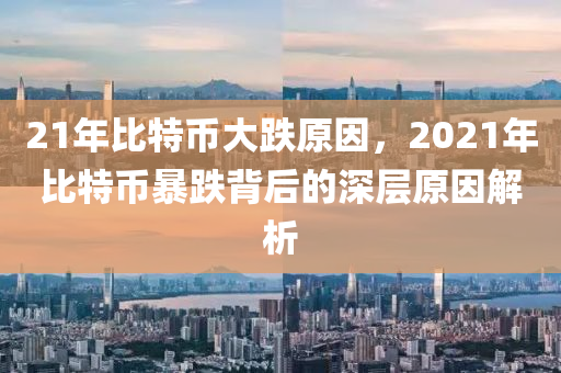 21年比特币大跌原因，2021年比特币暴跌背后的深层原因解析