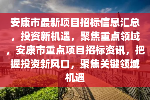 安康市最新项目招标信息汇总，投资新机遇，聚焦重点领域，安康市重点项目招标资讯，把握投资新风口，聚焦关键领域机遇