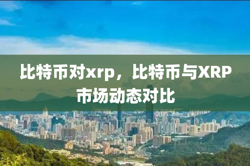 比特币对xrp，比特币与XRP市场动态对比