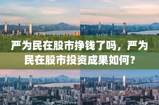 严为民在股市挣钱了吗，严为民在股市投资成果如何？