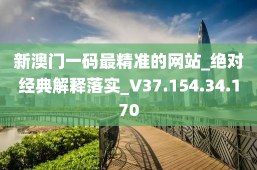 新澳门一码最精准的网站_绝对经典解释落实_V37.154.34.170