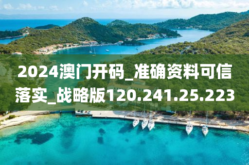 2024澳门开码_准确资料可信落实_战略版120.241.25.223