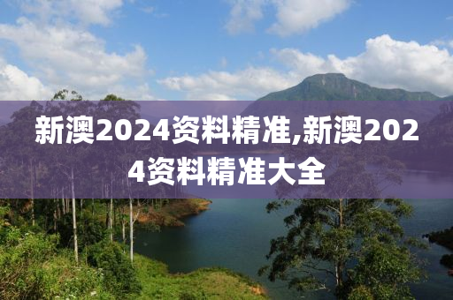 新澳2024资料精准,新澳2024资料精准大全