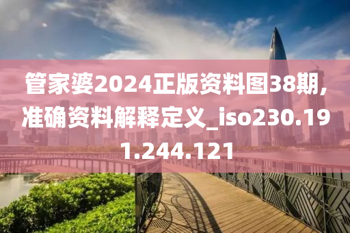 管家婆2024正版资料图38期,准确资料解释定义_iso230.191.244.121