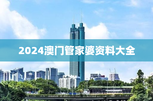 2024澳门管家婆资料大全