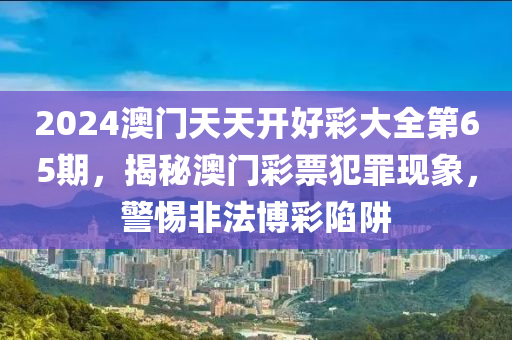 2024澳门天天开好彩大全第65期，揭秘澳门彩票犯罪现象，警惕非法博彩陷阱