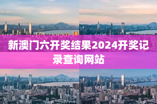 新澳门六开奖结果2024开奖记录查询网站